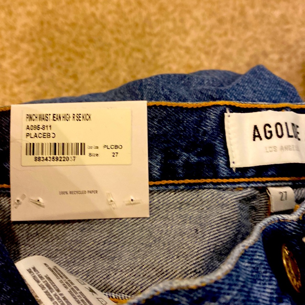 AGOLDE
Pinch Waist High Rise Kick Jeans